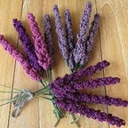 Lavender Mist Crochet Flower Stems — Pack of 2