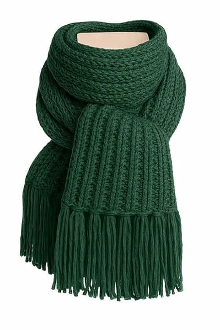 Mikasa Premium Acrylic Wool Muffler for Men & Women | Soft Winter Scarf