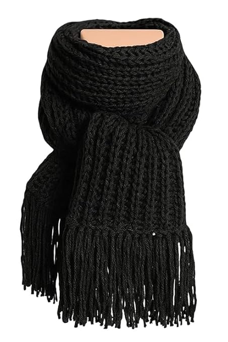 Mikasa Premium Acrylic Wool Muffler for Men & Women | Soft Winter Scarf