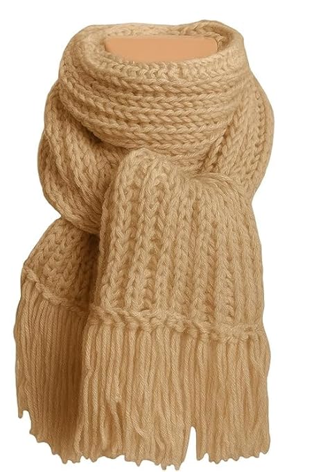 Mikasa Premium Acrylic Wool Muffler for Men & Women | Soft Winter Scarf