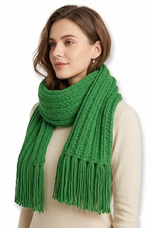 Mikasa Premium Acrylic Wool Muffler for Men & Women | Soft Winter Scarf