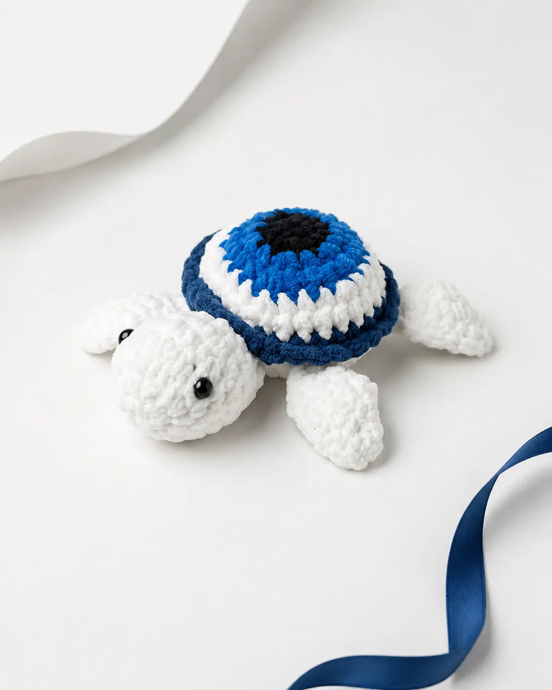 Crochet Evil Eye Turtle Amigurumi