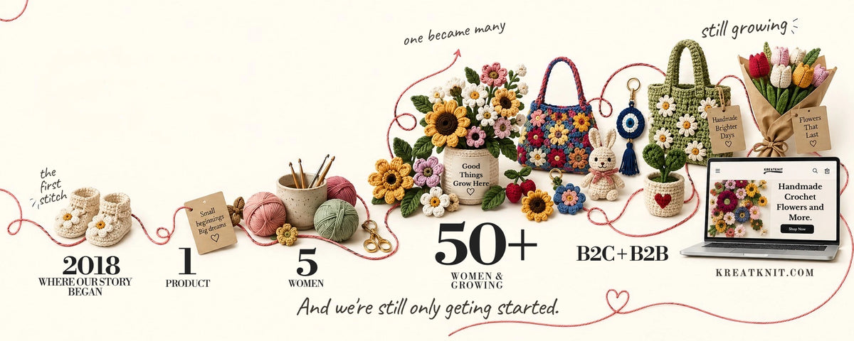 Kreatknit's journey from one handmade product to a growing community of women makers