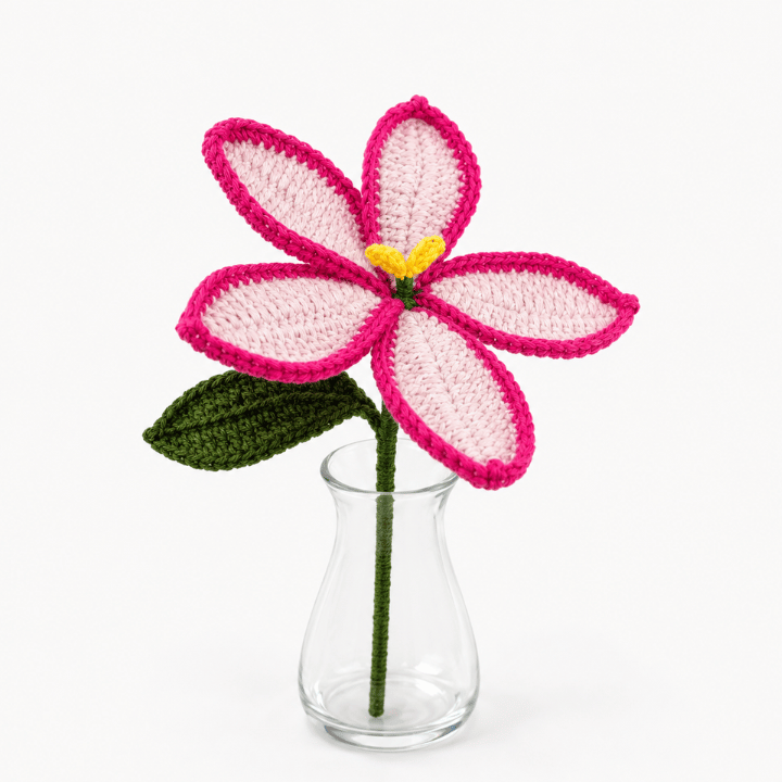 Five Petal Pink Lily